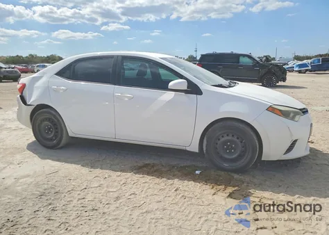 2015 Toyota Corolla Le из США, поврежденный, VIN 2T1BURHE4FC478115